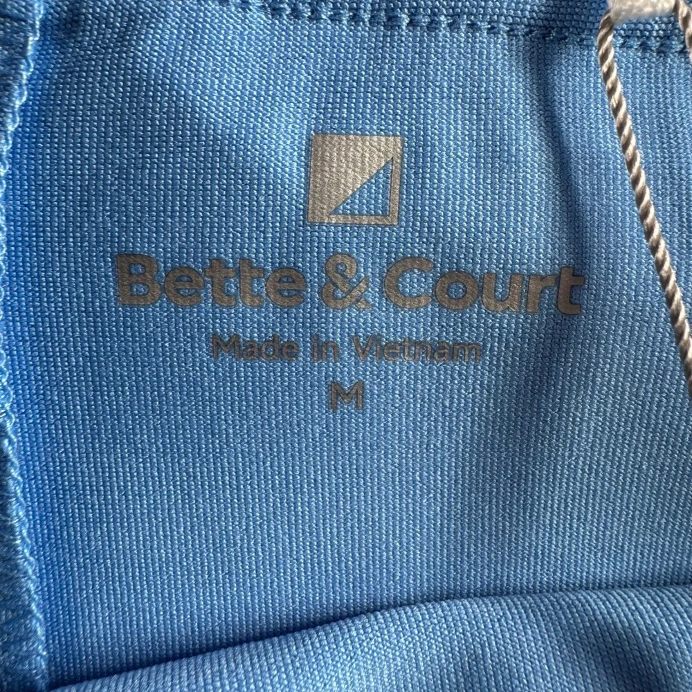 New Bette & Court Skort Women M Bay Blue Elements Cooling Golf Active UPF 50 NWT